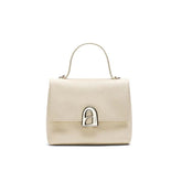 Bolsa Tiracolo Bege Feminina Pequena de Couro Mariele