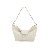 Bolsa Tote Bege Média Couro Feminina Edilaine